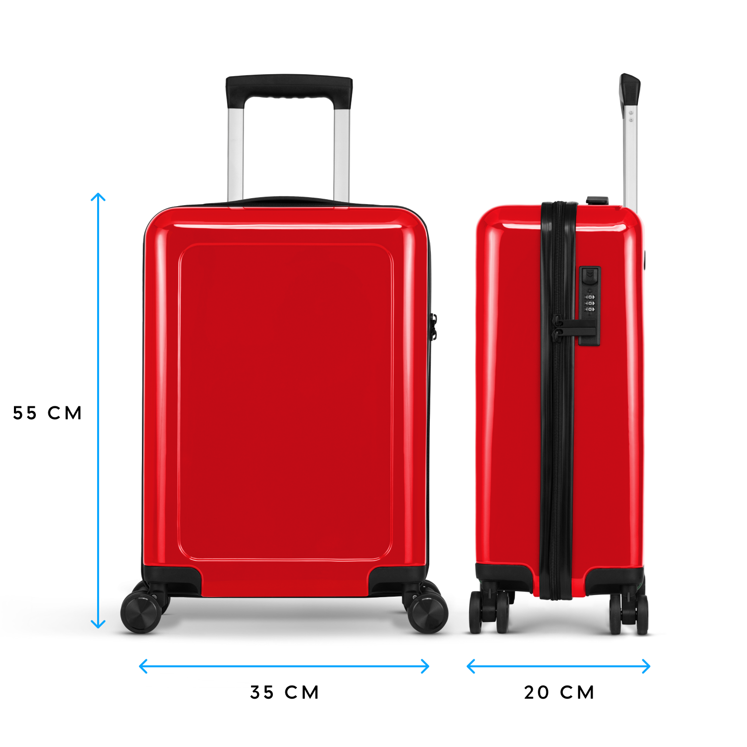 Carry-on - 55 cm - Red