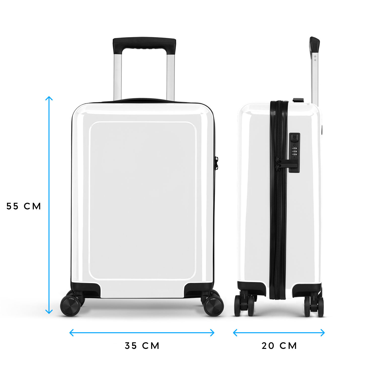 Carry-on - 55 cm - White