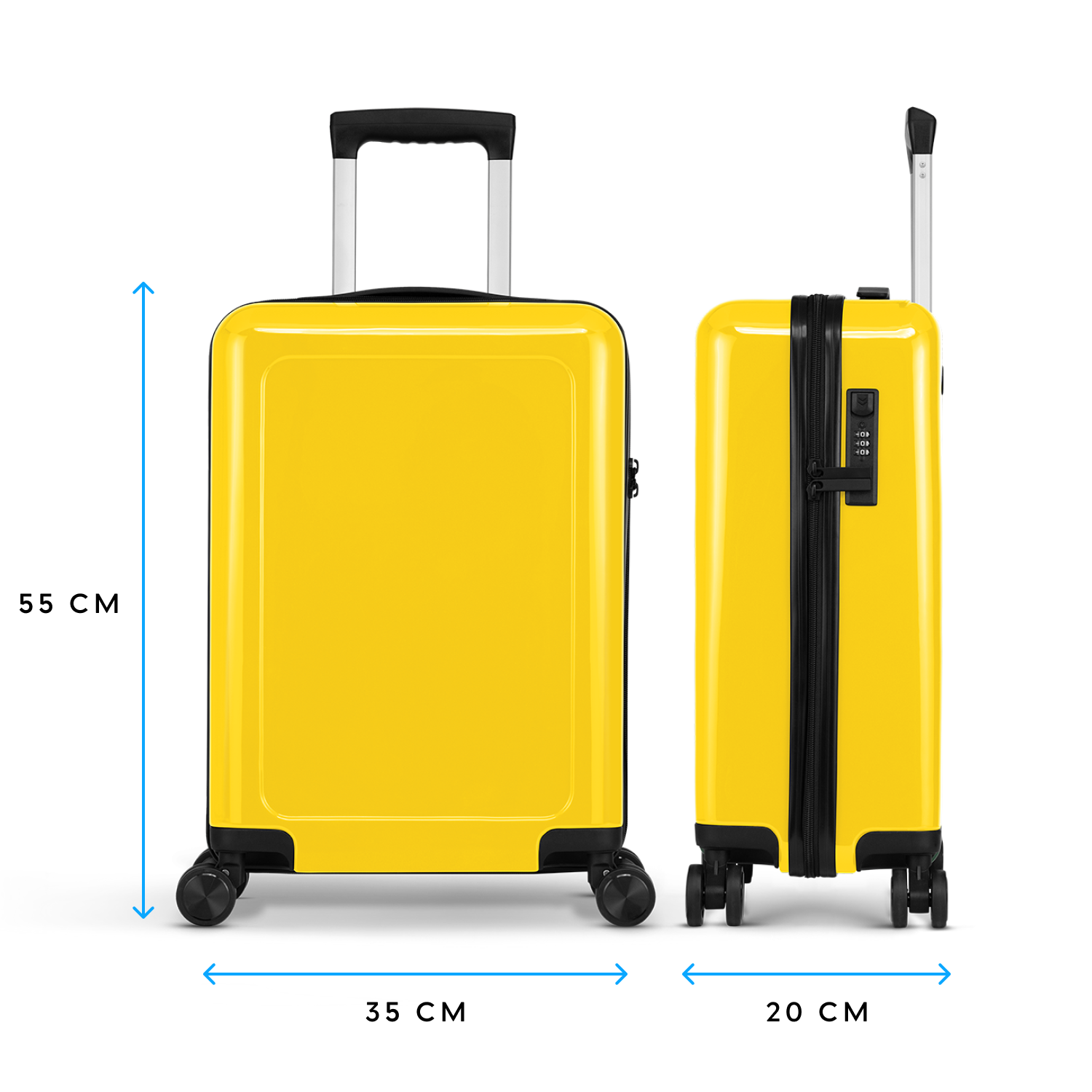 Carry-on - 55 cm - Yellow